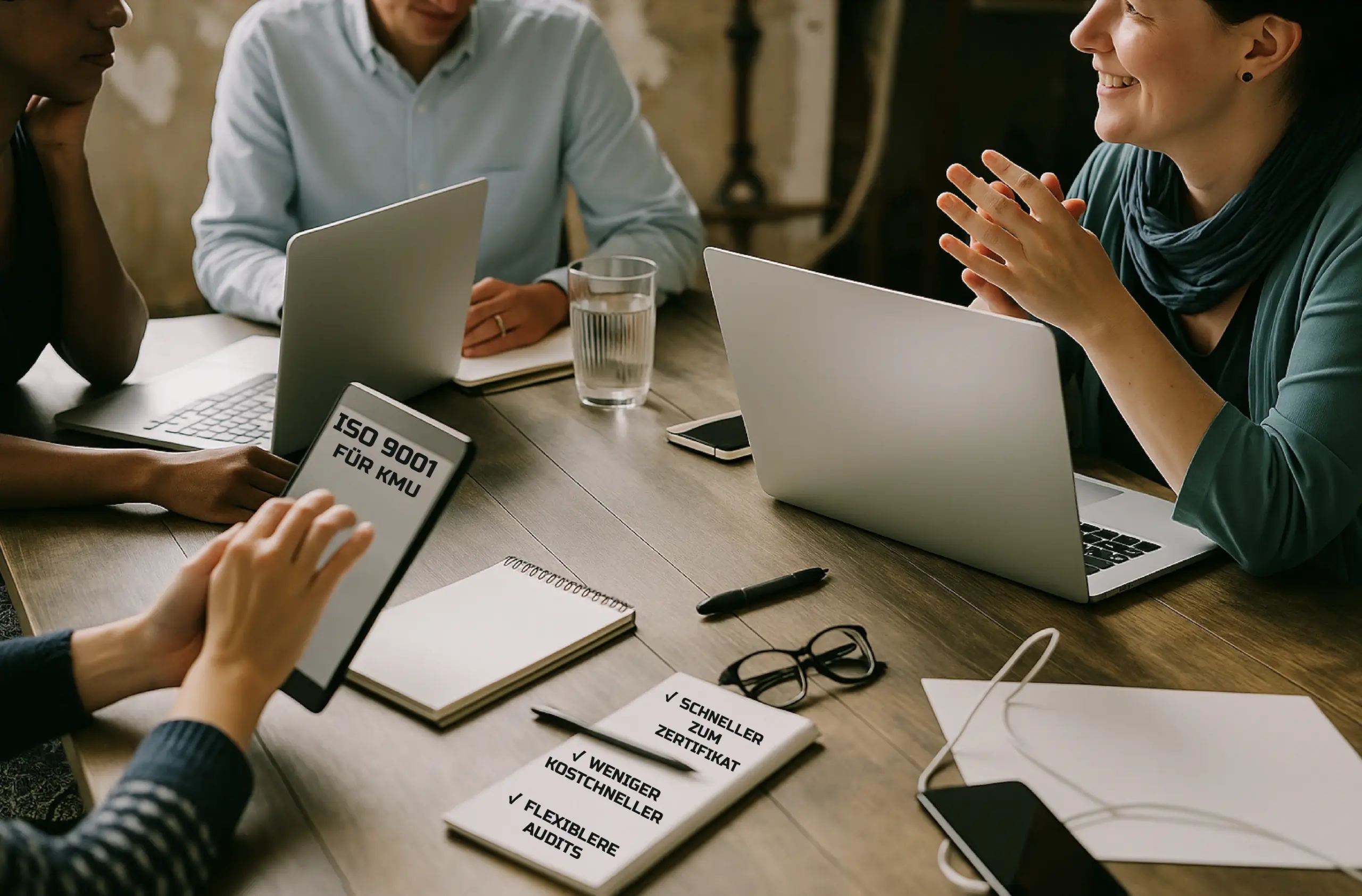 Read more about the article Die Wahrheit über ISO 9001 für KMU: Wie kleine Unternehmen sich den teuren Umweg sparen können!