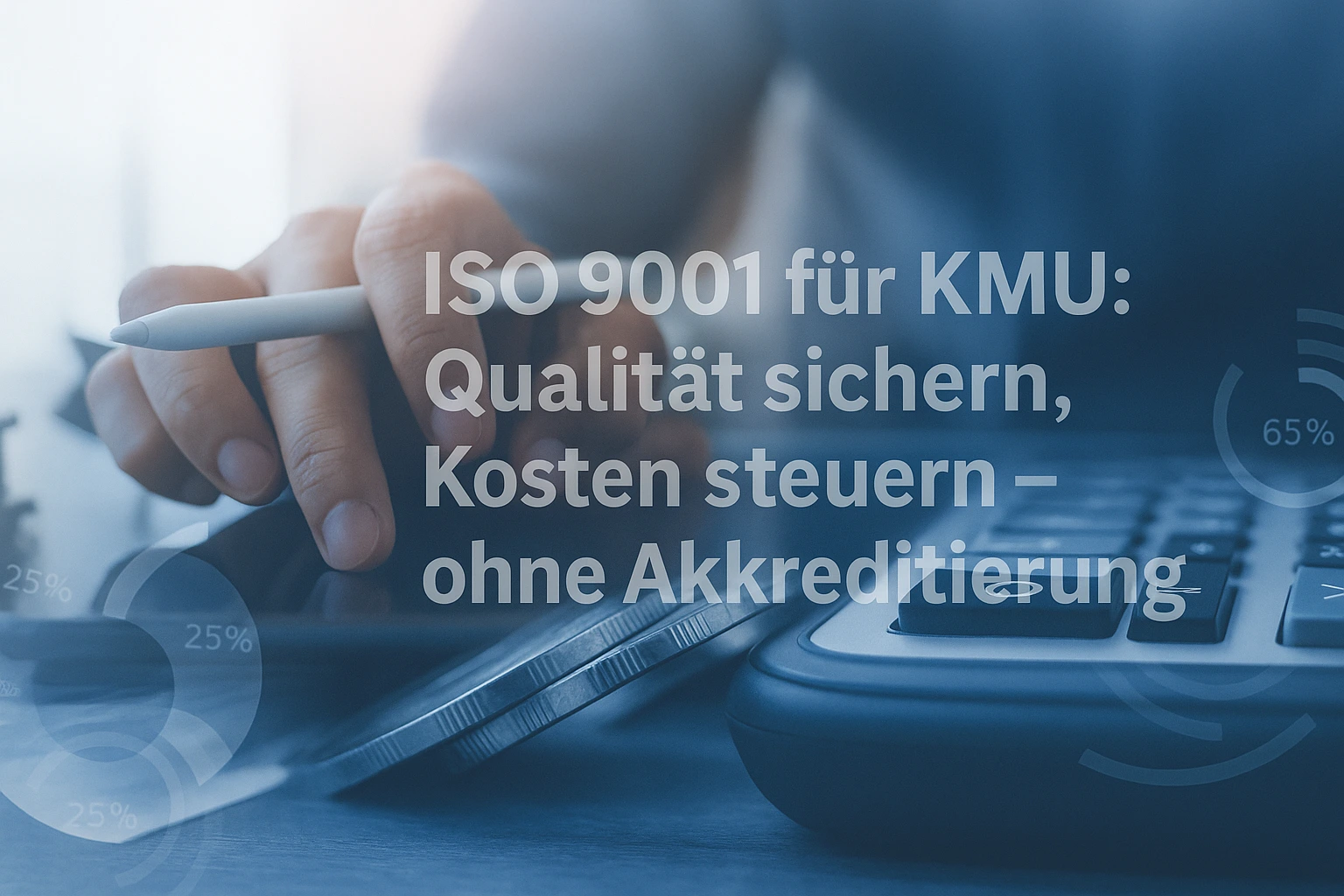 Grafik zu Kosten-Nutzen-Risiko-Abwägung: ISO 9001 Zertifizierung ohne Akkreditierung für KMU – schneller, effizienter und kosteneffektiv