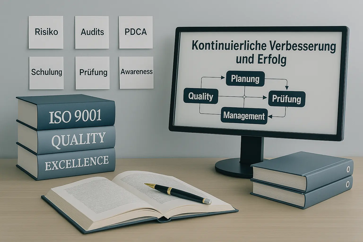 You are currently viewing ISO 9001 Schulung: Kompetenzen aufbauen, Qualität sichern