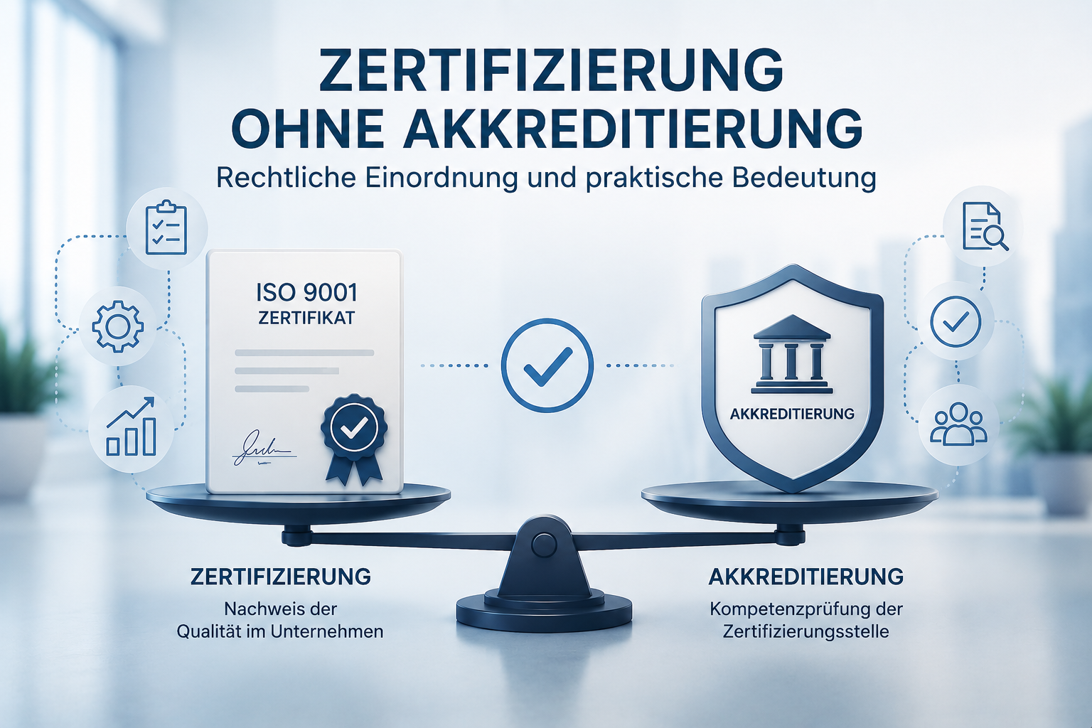 Du betrachtest gerade Zertifizierung ohne Akkreditierung: Rechtliche Einordnung und praktische Bedeutung