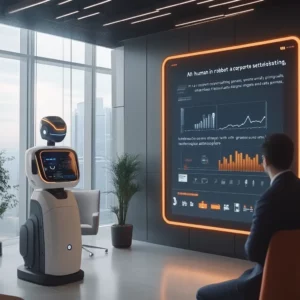 Roboter und KI: Die Symbiose aus Mensch und Maschine zur Steigerung der Effizienz.